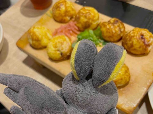 明石焼きだー！