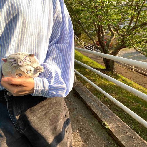 🩶「ガガガ❓ガガ。ガガ。(ようお前たち元気か❓疲れてるやつは休めよ。オレみたいにな。)」