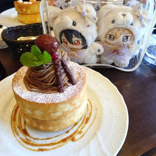 二枚看板ぬい達の
はじめてのおでかけ
～カフェ☕️～
後で気付いたけど、零さんぬいはパンケーキに興味津々だった✨🤣🥞
2025.11.23
(スタフォニライビュ初参戦日)