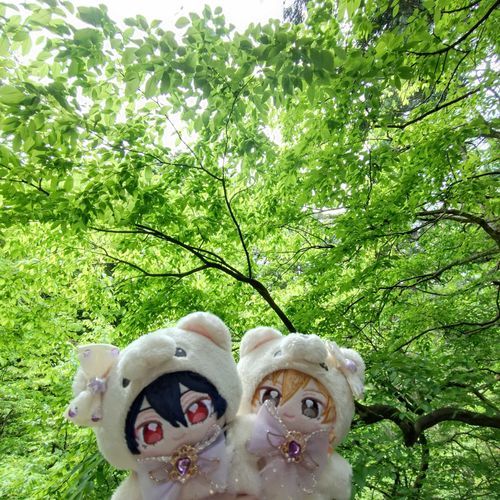 💜食後の後は、新緑に包まれながらお散歩じゃ🚶
💛うわぁ〜緑が綺麗だね！

心が洗われたかな…😌久々に観光した気分で気分転換できて、楽しかったー🙌