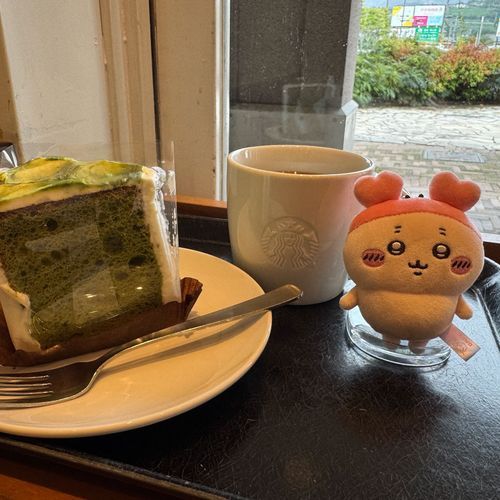コーヒーにシフォンケーキ合うね！