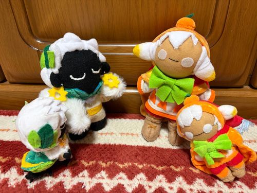 ぬしがオイラ達のぬいぐるみを作ったんだって！