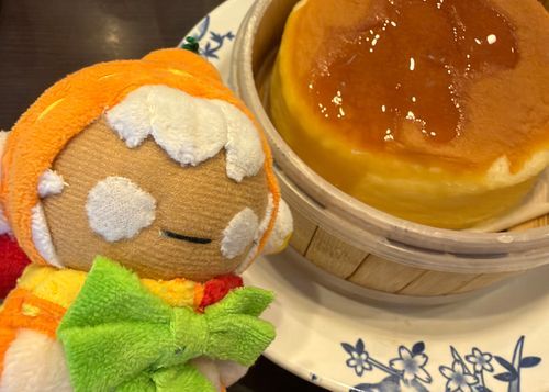 バーミヤンでスフレパンケーキ食べたんだ！

ふわふわで美味しかったー！