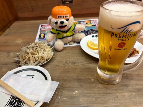 ライブ会場の警備も終わったし、打ち上げヨシ❗️
なぜか朝と同じお店で飲んでるヨシ❗️
からあげにはレモン絞るヨシ〜❗️
からあげにレモン絞るときは、とびはねた汁が目に入らないよう注意ヨシ❗️