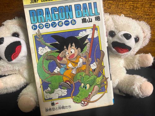 明日は休みだから、今からドラゴンボール読むんだ〜♪🐉