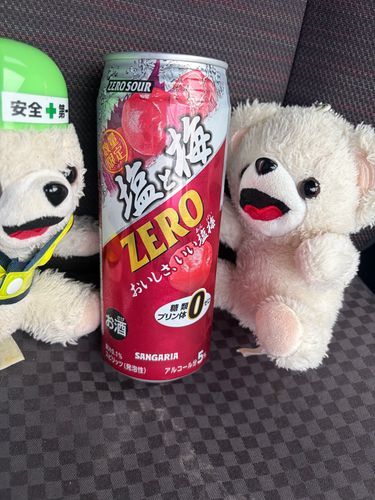 暑い日は、梅干しのジュースで塩分補給だ〜❗️