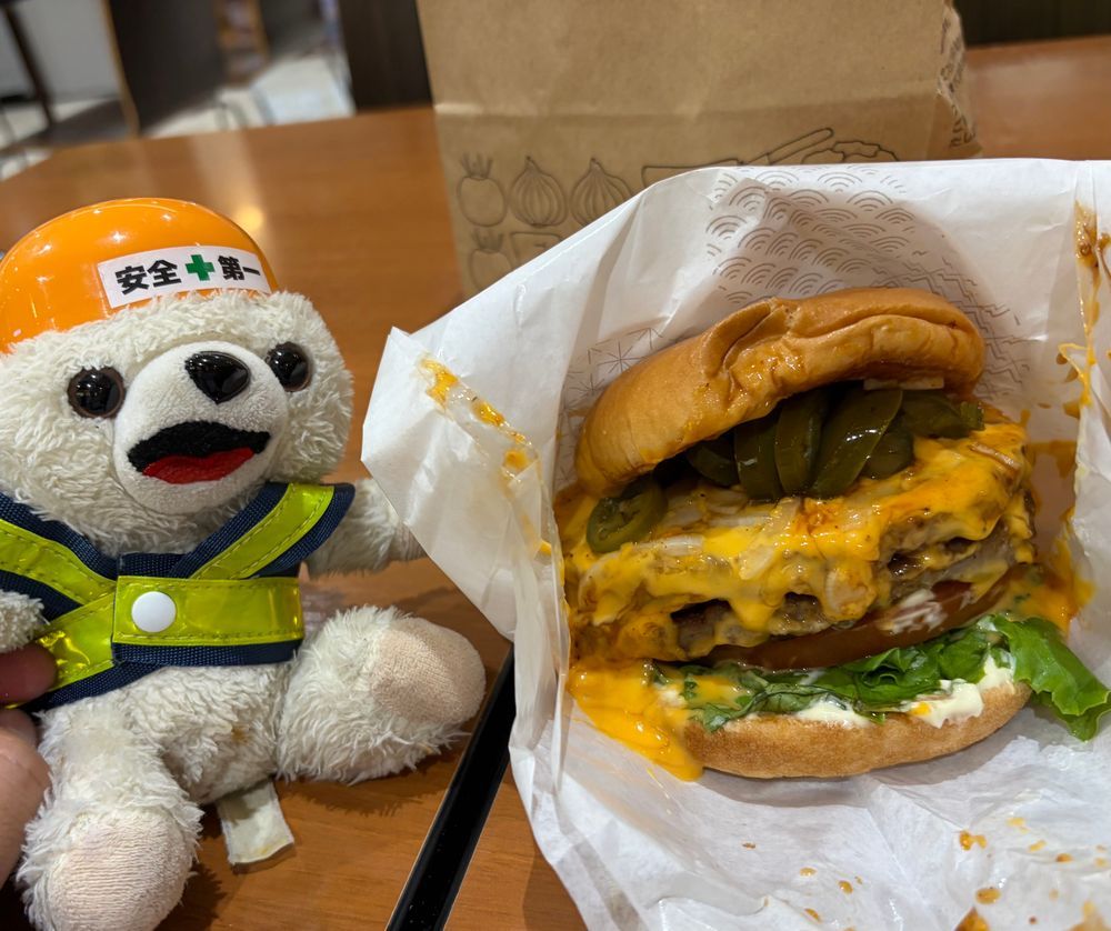 高級なモスバーガー、ヤバいぐらいに美味シ❗️