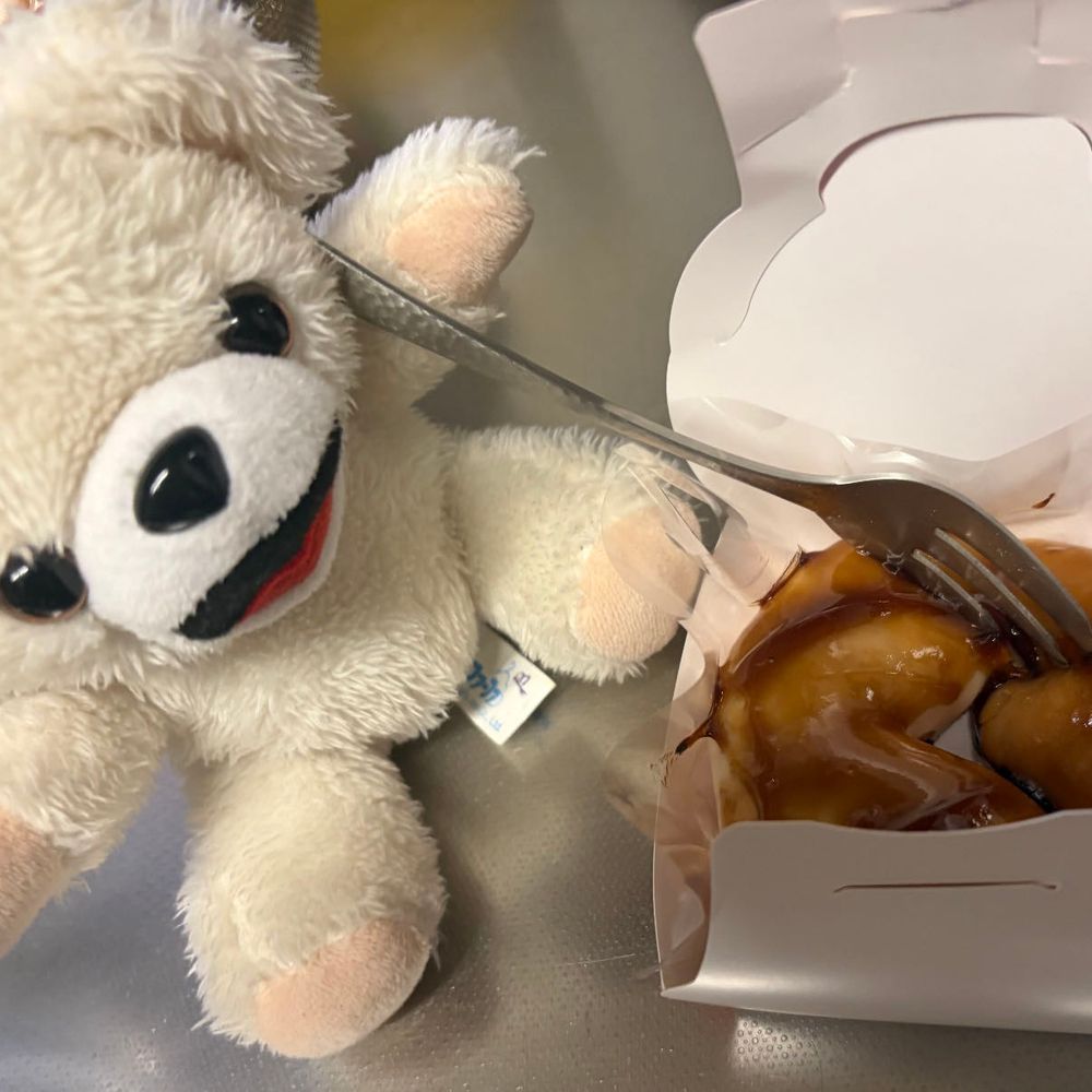 もっちゅりん、他ファには内緒でこっそり食べるよ❗️
バレなければ、カロリーゼロ❗️