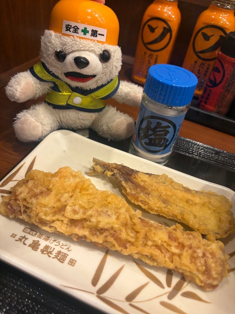 冷たいうどんを食べる時は、冷たすぎて凍死に注意ヨシ❗️
(実際はぬるかった)