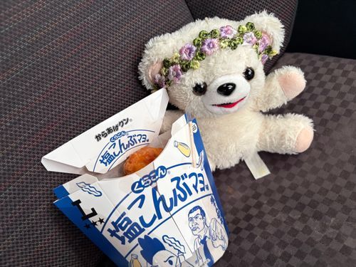 ローソンのご当地からあげクン
コットンランドは…しおこん部長だーーー❗️❗️

この前まで7個だったのに、5個は少なく感じてしまうよ…

そして無料クーポンでゲットしたサラダチキンスティック❗️