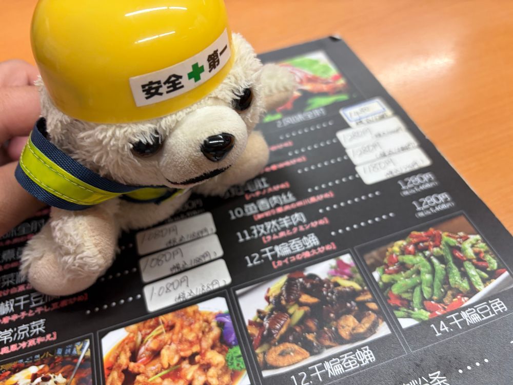 謎の中華料理店ヨシ❗️
定食ヨシ❗️
カイコの強火炒め…美味しそうで気になるけど、注文は次回に検討ヨシ❗️
