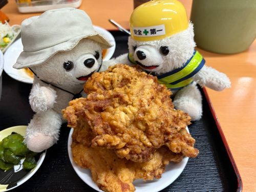 最後に来たからあげがデカすぎヨシ❗️
ヨシヨシのヨシだけど、デカすぎてヨクナシ❗️
デカヨシナシ❗️お腹いっぱいヨシ❗️
デブヨシ❗️