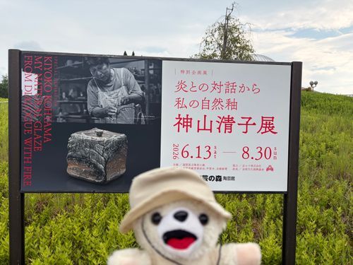 フェルメール展…は混んでそうだから、陶芸の展覧会に来たよ❗️
すごく空いててゆっくり見られたよ〜❗️
朝ドラのモデルになった人のやつなんだけど、ぼくの好きな焼締の壺とかたくさんあったんだ〜❗️