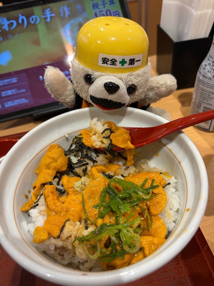 ウニドーン！！を食べる時は、美味しすぎてショック死しないように注意ヨシ❗️