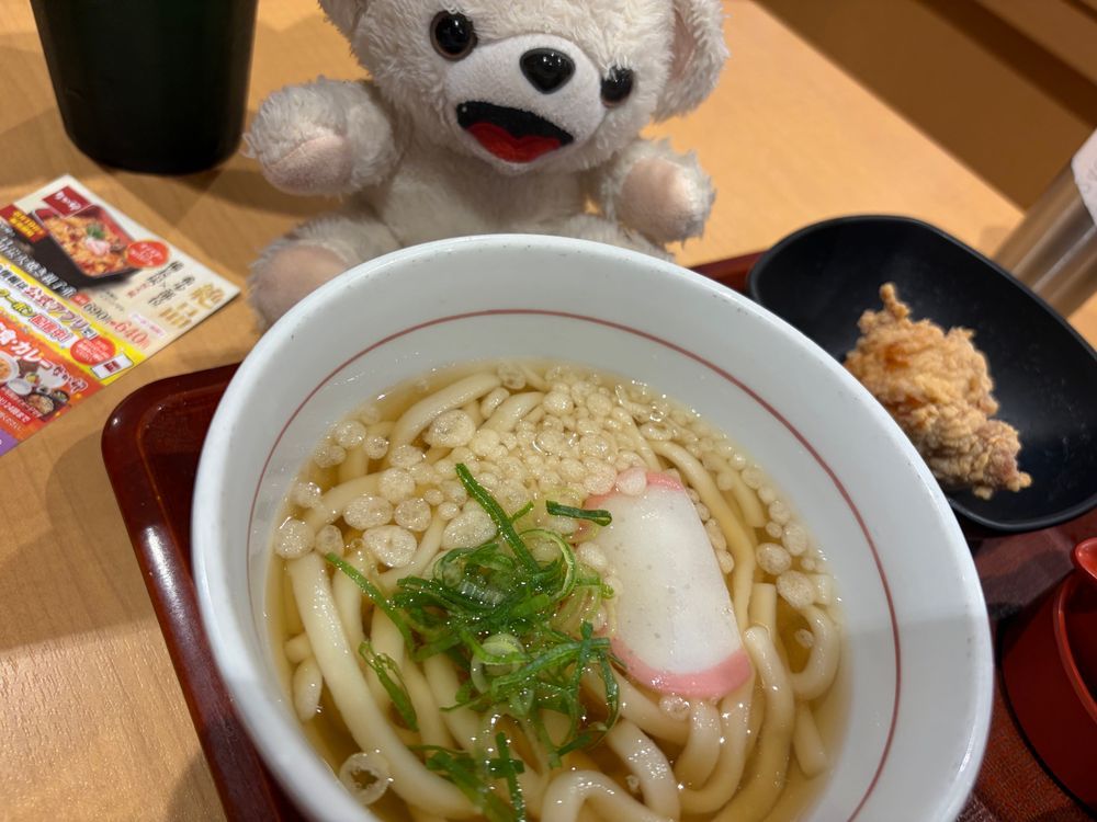 今年もなか卯のウニドーン食べたよ❗️
去年はウニのうどんも食べたような気がするけど、今年は普通のうどんなんだ…
ぼくの懐事情も関係あるのか…？

ミョウバン不使用だから、ミョウバンの味がしないんだーーーーー❗️❗️❗️
(実はよくわかってない)
