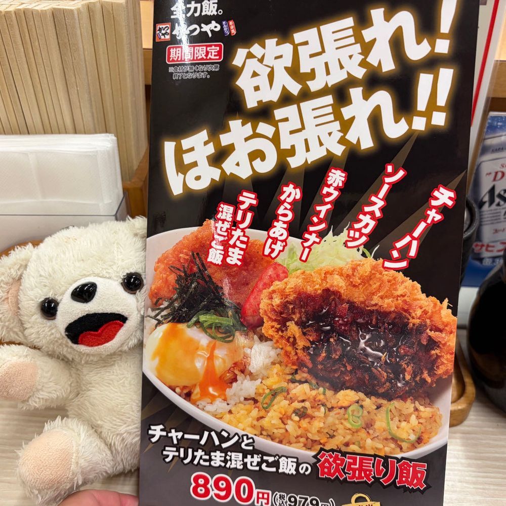 今日はチャーハン食べちゃうよ❗️
このお店のチャーハンは、キャベツや野菜がたくさんでヘルシーなんだよ❗️❗️