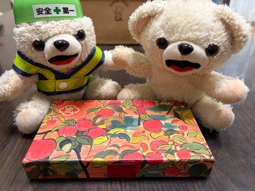 デパ地下巡りをしてたら、ねこちゃんが去年買ってたとらやの高級羊羹を遅ればせながら買ってきたんだ〜❗️
ポムなんとか…高級そうなやつなんだ〜🍎❗️❗️