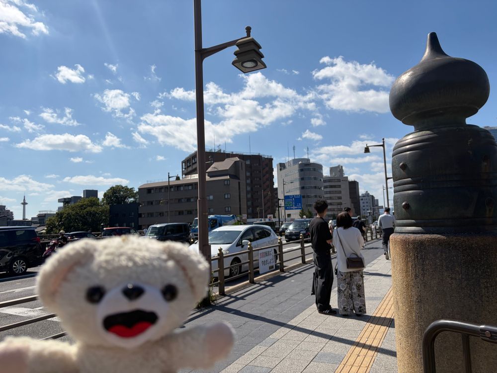 そしてここはぼくが攻撃を弾いて弾いて弾きまくって…最後は崩し一閃で弁慶をボコボコにした伝説の残る五条大橋だーーー❗️❗️❗️