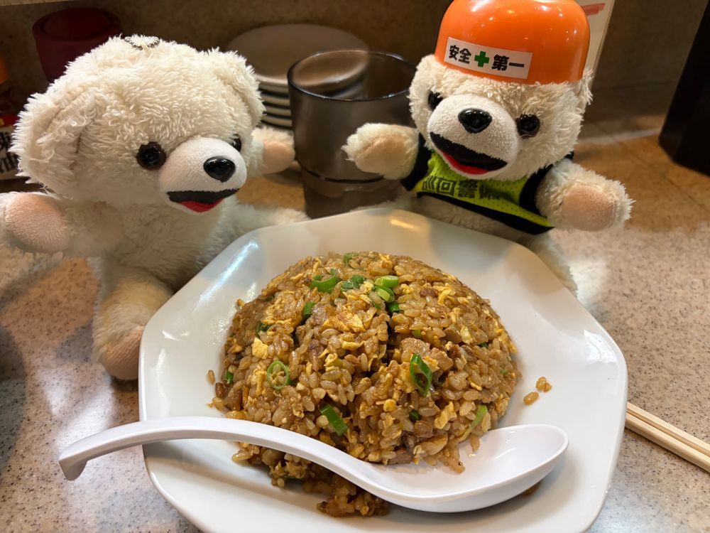 ご当地ブラックラーメン食べたんだ〜🍜
チャーハンもブラックらしいけど…❓
ちなみに味はマイルドだったんだ〜♪