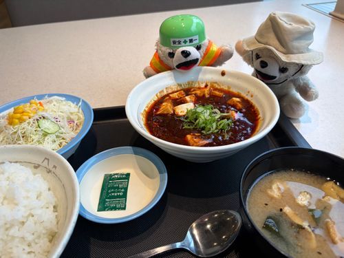 連日の松屋ヨシ❗️
黒麻婆豆腐、ちょっとしょっぱくてご飯が進むヨシ❗️
新米のおかわり無料、食べ過ぎ注意ヨシ‼️