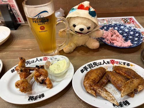 手羽先とチューリップ❗️