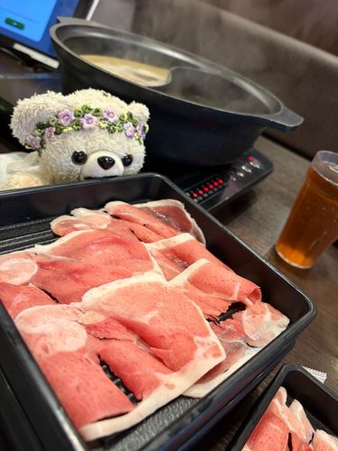 鴨しゃぶ🦆食べ放題で、最高だ〜❗️
