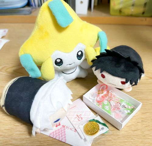 お目当てのお守りは無かったのですが、とてもかわいいお守りを選びました！