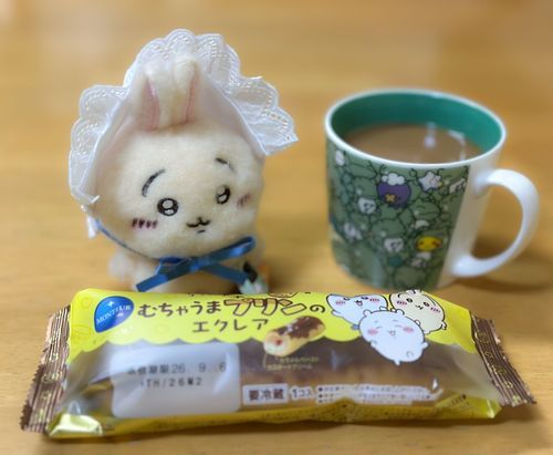 ちいかわコラボのエクレア。
美味しかったです！