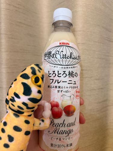 おいしいジュースをかったよ！
ソルティライチのおともだち！
フルーニュってなんだろう？
しらべたら、キリンがつくったことばなんだって。
やさしいネクターみたいなあじでおいしかった！
ほかのおともだちものんでみたいなあ。
