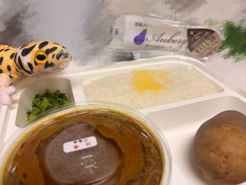 オーベルジーヌだよ〜！！
ロケべんでゆうめいなんだって。
チキンカレーのからくちをたべたよ。
ピリからだったけど、バターがマイルドにしてくれたよ。
ジャガイモもとってもおいしかった！
ひさしぶりのカレーしあわせ〜！