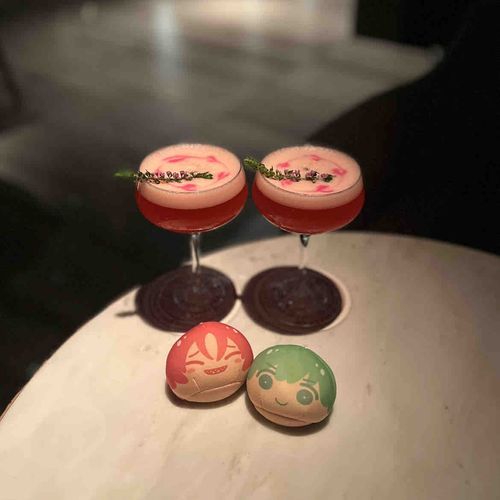 さくらの素敵なカクテル🍸またいきたいな〜！( ˶ｰ̀֊ｰ́ )੭"