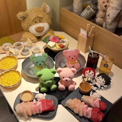 すごくかわいいくまちゃんの世界におじゃましたぜ🧸♥️😆みんな温泉にはいってる♨️✨️