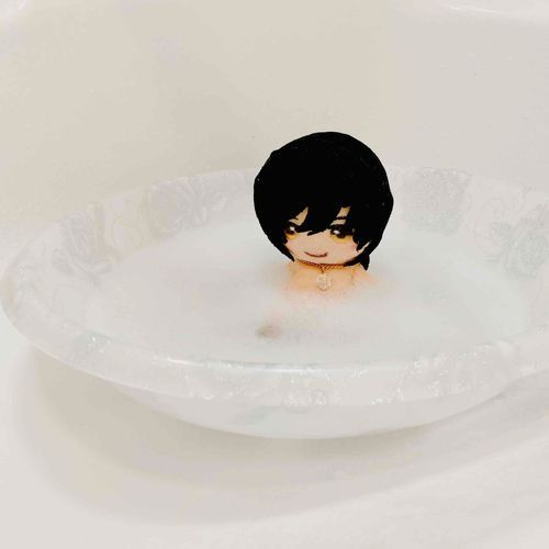 お風呂で綺麗になったよ