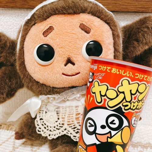 誕生日だからヤンヤンつけボーをもらったよ
