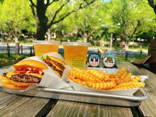 いい天気！はんばーがーは美味い！
もそ！