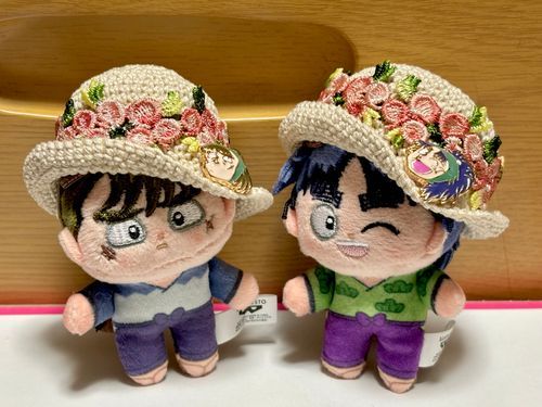 素敵な帽子をこさえてもらったぞ！ワンポイントに私たちが付いているのだ！
もそ♪