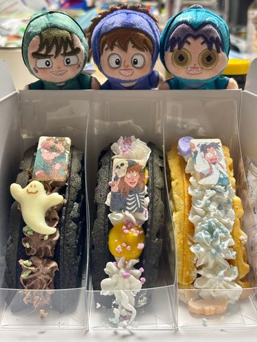 私たち図書委員会のワッフル、とても可愛らしく、美味しかった…もそ