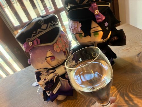 麿「主、誕生日おめでとう」
水「我が主、私たちと出逢ってくれてありがとう。これからも共に歩もう」
麿「これからもいろんな景色を見に出かけようね」

一緒に乾杯🥂出来て楽しかったです。