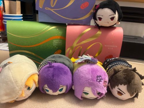 主のおすすめのおやつだよ！全員集合！！
1番飛び込んできたのは清光もちでした。