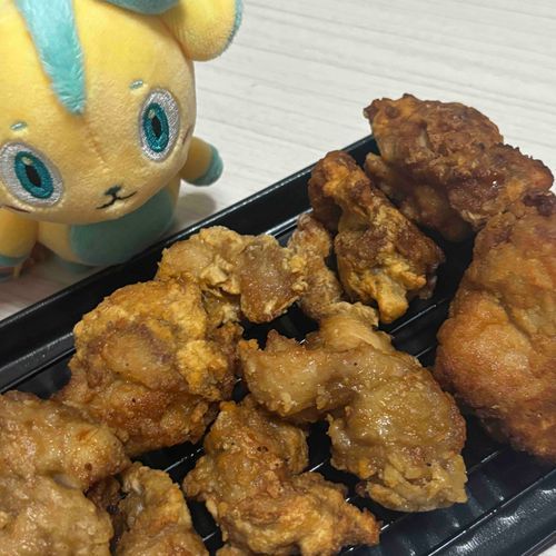今日は例のKP唐揚げだよ〜