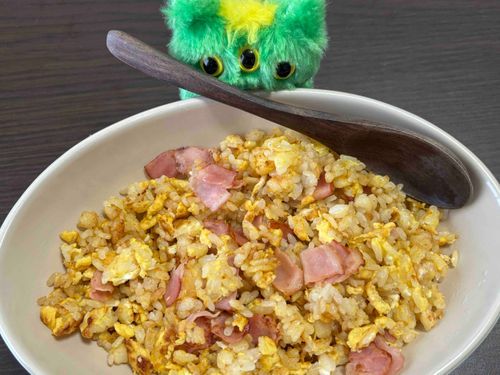 ちーはん　つくった　よ