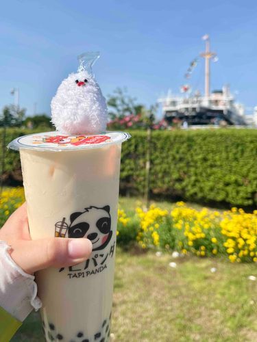 タピオカとパシャり。🧋📸
中華街いっぱい人いたね。
公園でのんびりしたよ。