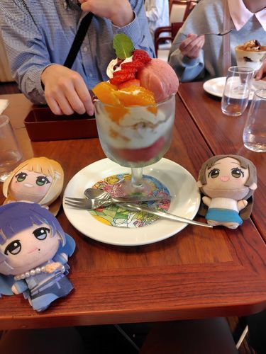 ロイヤルホストの大きいサンデー(随分前の写真でごめんね〜)