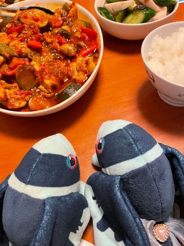 どう転んでもおいしくなる茄子

なすと おくらの あげびたしが たべたかったけど おくらが ない…！！
なすだけ あった…！！
だから、 きょうは とまとに！
とまとが しみしみで すごーく おいしかったよ〜！！