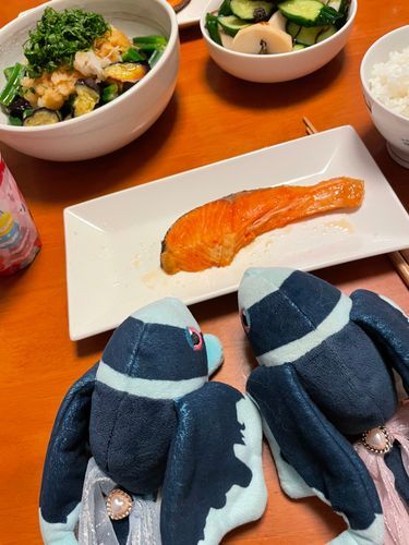 あれ？

な なんだ あの びじゅが いい おりょうりは……！
なすと おくらの あげびたし と いうんですか？
いい おなまえですね
これから あつくなって… あなたが おいしくなる じきですから ぜひ なかよくしてくださいね