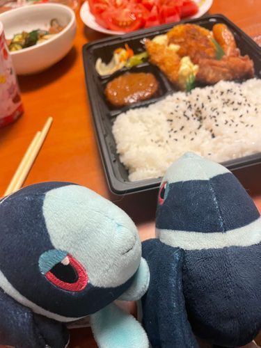 はやおきして おべんとうを つくってきたんだ。 ( ˘▼˘ )

ちがうよ… きのうの よるごはんだよ… - ̗̀ ( ˶'▼'˶) ̖́-

いっけん ただの ようふうな おかずの おべんとうなんだけど、 なんと …
おとなの おこさまらんち として はんばい されている おべんとうなんだ
たべずには いられないよお…🙃