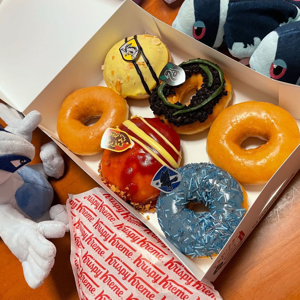 きょうを しめくくる ティータイムだ！

きょうの おちゃは… ぽっかさっぽろさんの じっくりことこと こーんすーぷ！
そう！ えんせいがえりの ぼくたちには、 こうちゃを よういする げんきなんて のこって いなかったので ある…😵
ひさしぶりに のんだけど、 とろとろで こゆい！ こーんの あまみが つかれた からだに しみた…

きょうの おかしは、 くりすぴーくりーむどーなつさんの はりーぽったーこらぼどーなつ！🪄︎︎
ぼくたちは はっふるぱふの てきせいが あるって くみわけぼうしさんに しんだんしてもらったことが あるから…
はっふるぱふ！
なかに きゃらめるの くりーむが みっちり…！
こーてぃんぐの ちょこれーと、 きゃらめるの くりーむ…
どっちも あまいけど、 いっしょに たべても おだやかな あまみ！
はっふるぱふの こどもたちみたいに、 みんな だれの じゃまも しない… やさしい どーなつ なのかも🍩

