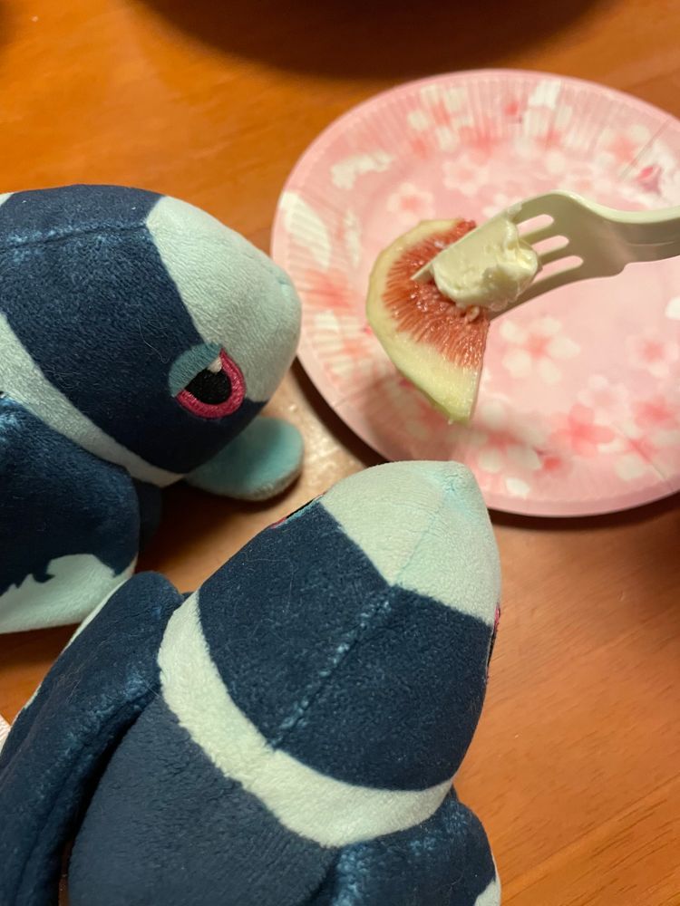 いちじくを おいしく たべてみよう！

いちじくって なんだか おしとやかな あじが して… ぼく あまり とくいじゃ なかったんだ でも…🫣
くりーむちーずに はちみつを まぜたものと いっしょに たべると おいしいって きいたから… とにかく たべてみよう！

ぷちぷちして やや こおばしい かおり、 ほのかに あまみの ある さっぱりした いちじくが…
こってり あまい はちみつくりーむちーずと…
かんぺきに べすとまっち！🤩
ちーずも いちじくも それぞれの あじを じゃま しない！
ふたりで いっしょに、いちじくと ちーずが いるよー👋👋 って あいさつを してる かんじ！

もんてーるさんの でざーとわっふるに、 ちーずくりーむと はさんで たべて みたら…
け、 けーきを たべてる みたい…！🥳

いちじくって、 こんなに おいしかったんだ〜！！😍