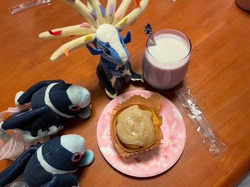 ※ 昨晩のティータイムです

おかあさんの いもうとさんは、 すっごく きような ひと！ おかしづくりも、 おさいほうも きせいひん みたいな くおりてぃの ものが つくれちゃう…！✨️
そんな いもうとさんから いかにも おいしそうな おてせいの しなもんろーるを いただいた ぼくたちは、おちゃかいを ひらくほか なかった…

そんな しなもんろーるに あわせた おちゃは、 ぶれんでぃさんの ばにらかふぇおれ☕️
すてぃっくな こなの たいぷの、 つめたい ぎゅうにゅうで つくれちゃう おてがる かふぇおれ！
にがみは うすくて、 ほんのり ばにらの かおり あまさは ひかえめで…
おとなでも こどもでも きっと おいしいと おもうなあ
くりーみーで あまくて でも ちょっと おとなな のみものを ささっと のみたい…！ と おもった そのとき、 すぐに つくれるから いいね！

そして ほんだいの てづくり しなもんろーる🌀
ふわっふわで やわらかい ぐるぐるまきの ぱんきじは、 あたためると ふわあっと しなもんが かおって… 
うえに のっている くりーむも とろっとろ…！
ふわっと した くちあたり なのに、 ぱさつかず やや しっとりした かんじも あって すぱいしーかつ やさしい あまさ！🥳
これって……？！ おみせの しなもんろーる？！ 🤯
じつは おかしやさんを やっているのかな と かんがえて しまう おいしさ……！！
ちょっと りっちで いいとこの おみせの しなもんろーる みたいな……
えっ これ つぎ いつ たべられる？
もう ぼくたち でしいりとか したほうが いいんじゃない……？😨
しょうげきてきな しなもんろーる でした…👑
