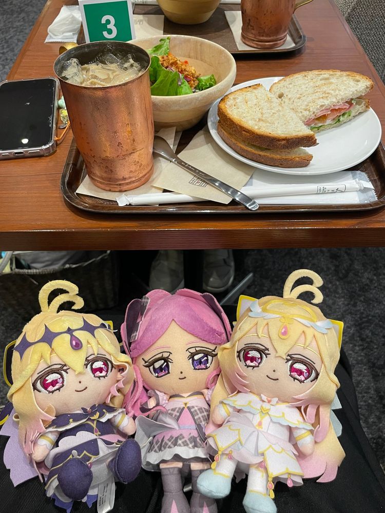 ぬいな映画鑑賞マナーについて

1 写真は 空いてるときに ささっと 撮る！
2 おなかが鳴らないように ご飯をすませる！
3 上映中 私たちは カバンに はいる！

音しか きこえなかったけど…
これが アップデートされたおやくそく なの…
先輩も、 白い森亜さんも、 エクレールも…
配信されたら 見ましょう🫵